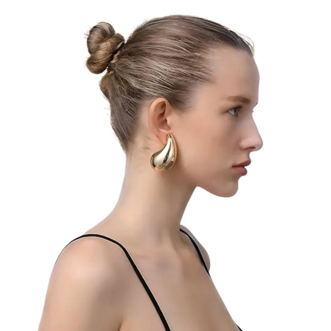 [Royal Vicky]Sandra Teardrop Gold Earrings