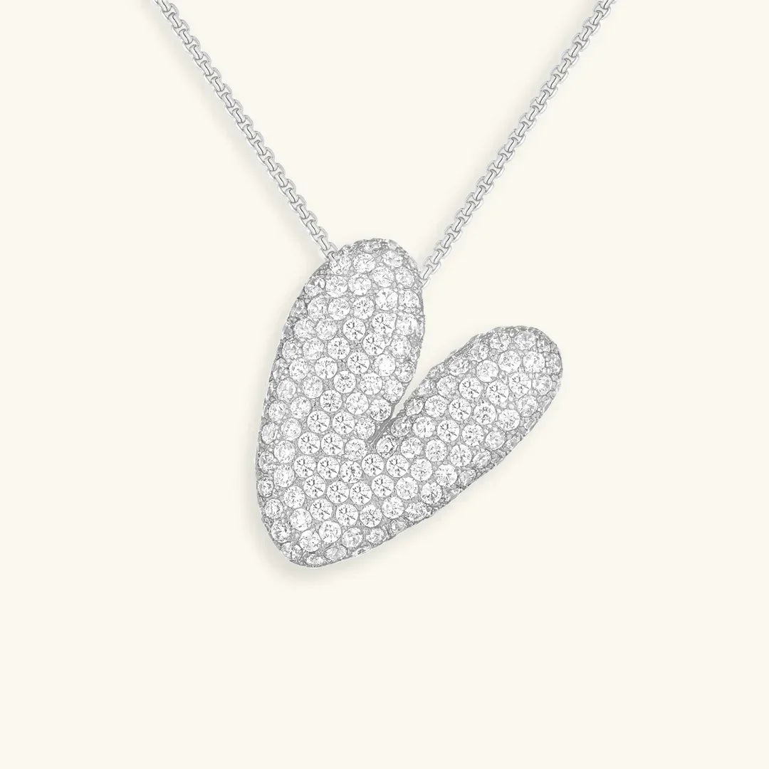 [Royal Vicky]Bubble Initial Diamond Necklace