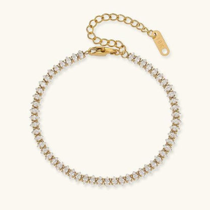 [Royal Vicky]Wisteria Diamond Tennis Bracelet