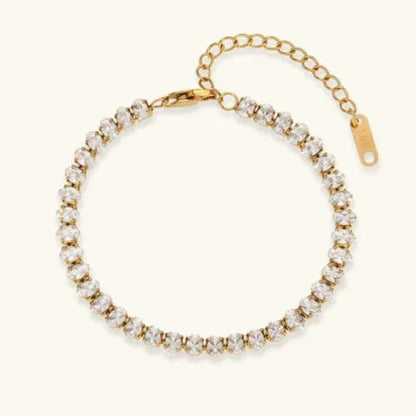 [Royal Vicky]Wisteria Diamond Tennis Bracelet