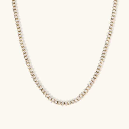 [Royal Vicky]Wisteria Diamond Tennis Necklace