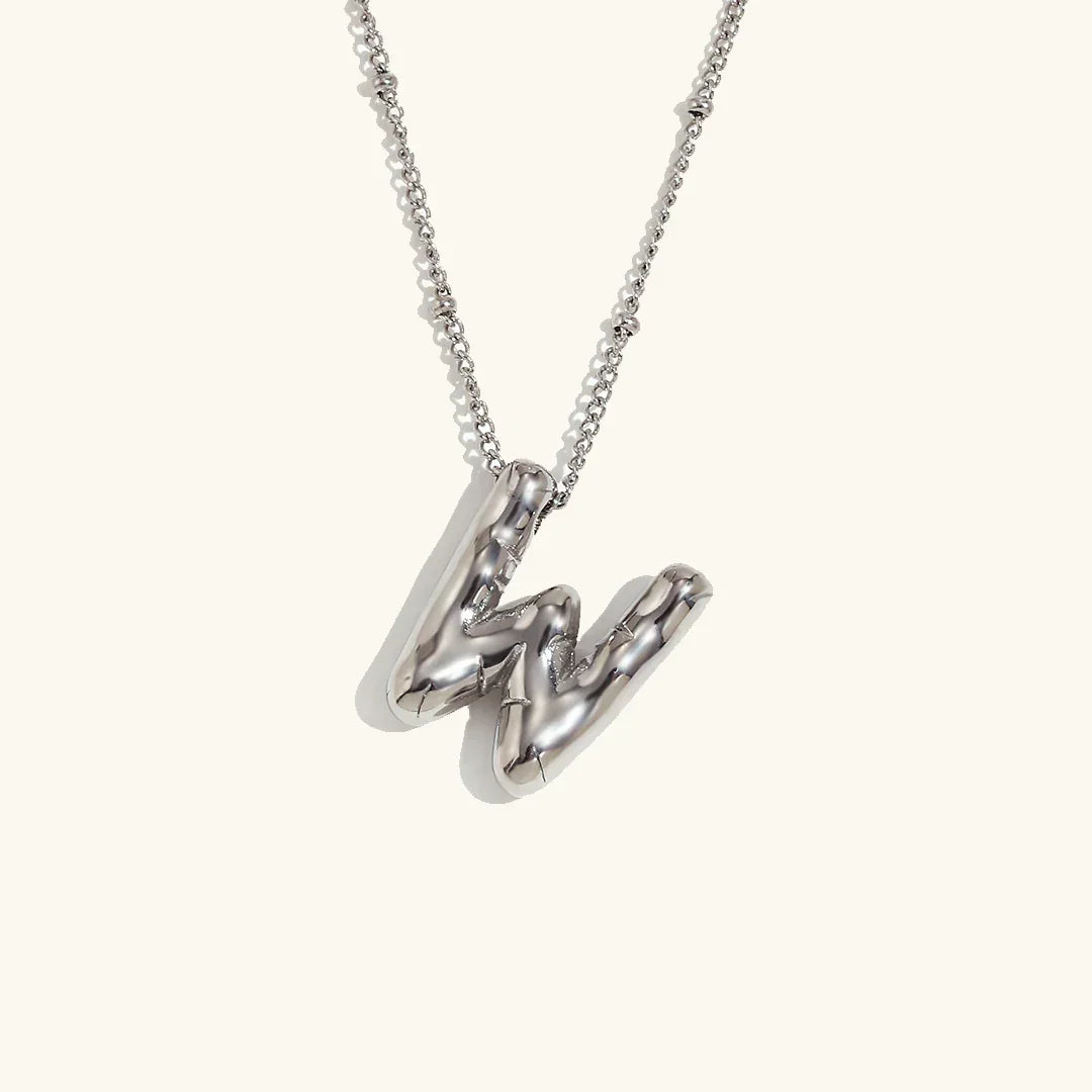 [Royal Vicky]Balloon Gold Initial Necklace