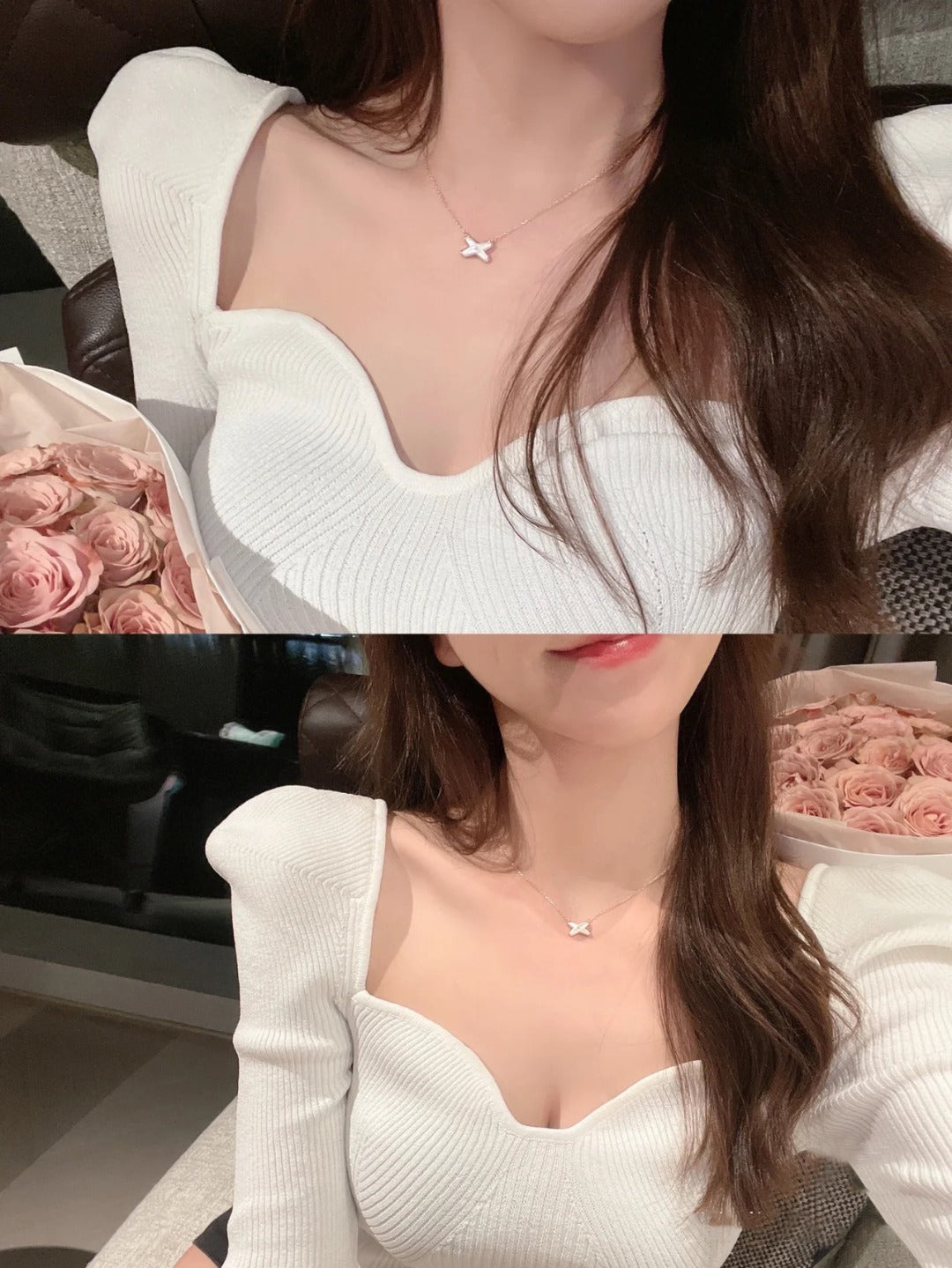 [Vicky]JEUX DE NECKLACE 1 DIAMOND