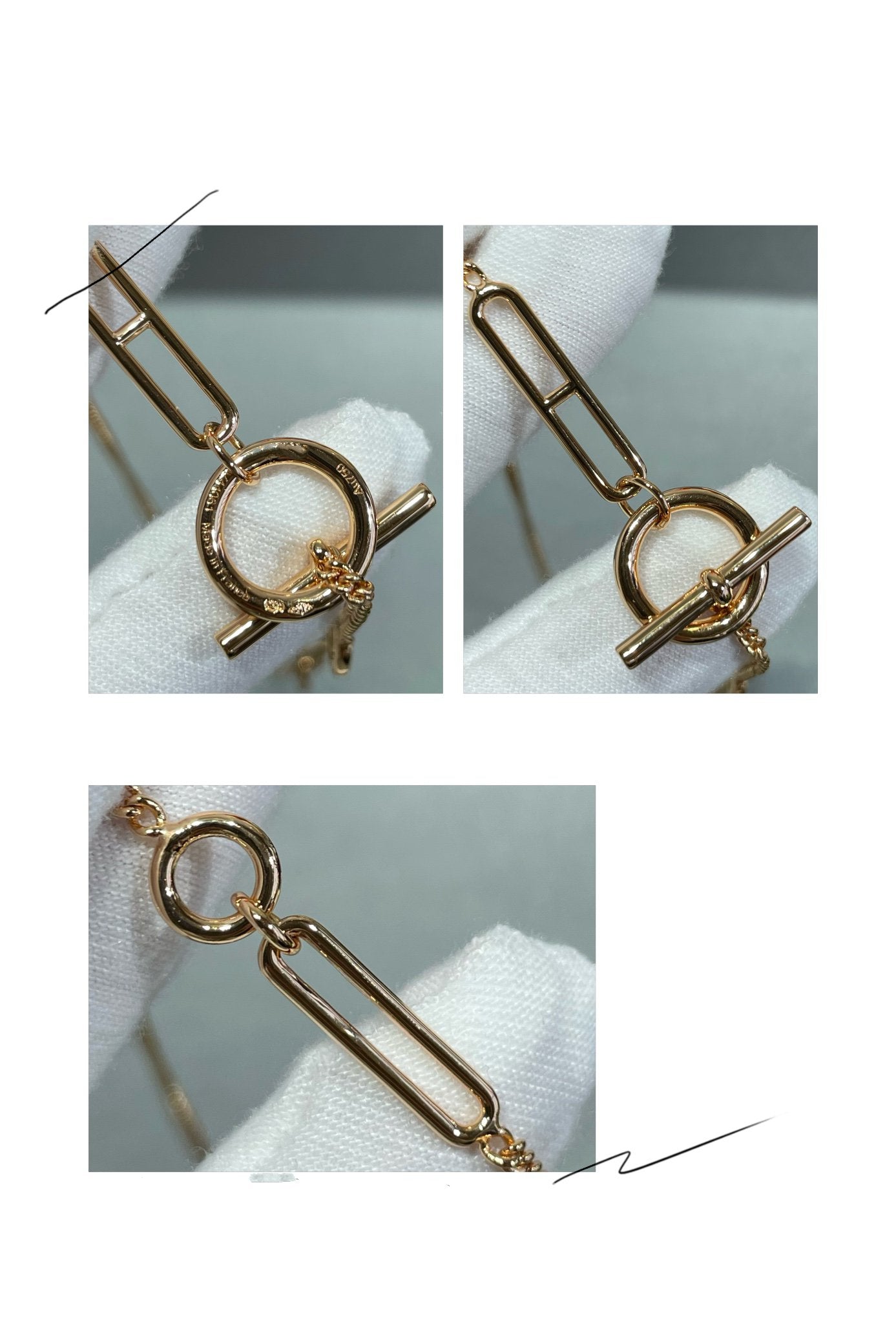 [Vicky]HM STERLING CHAINE D'ANCRE HEART