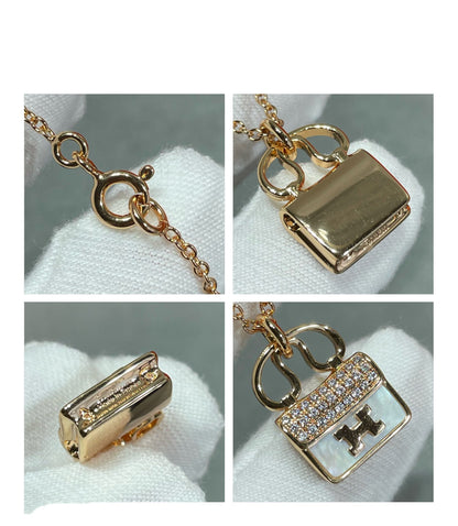[Vicky]H CIRCE MOISSANITE PENDANT NECKLACE GOLD