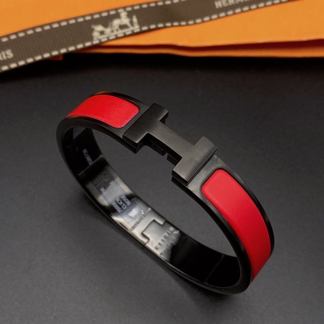 [Vicky]CLIC HM SO BLACK RED BRACELET