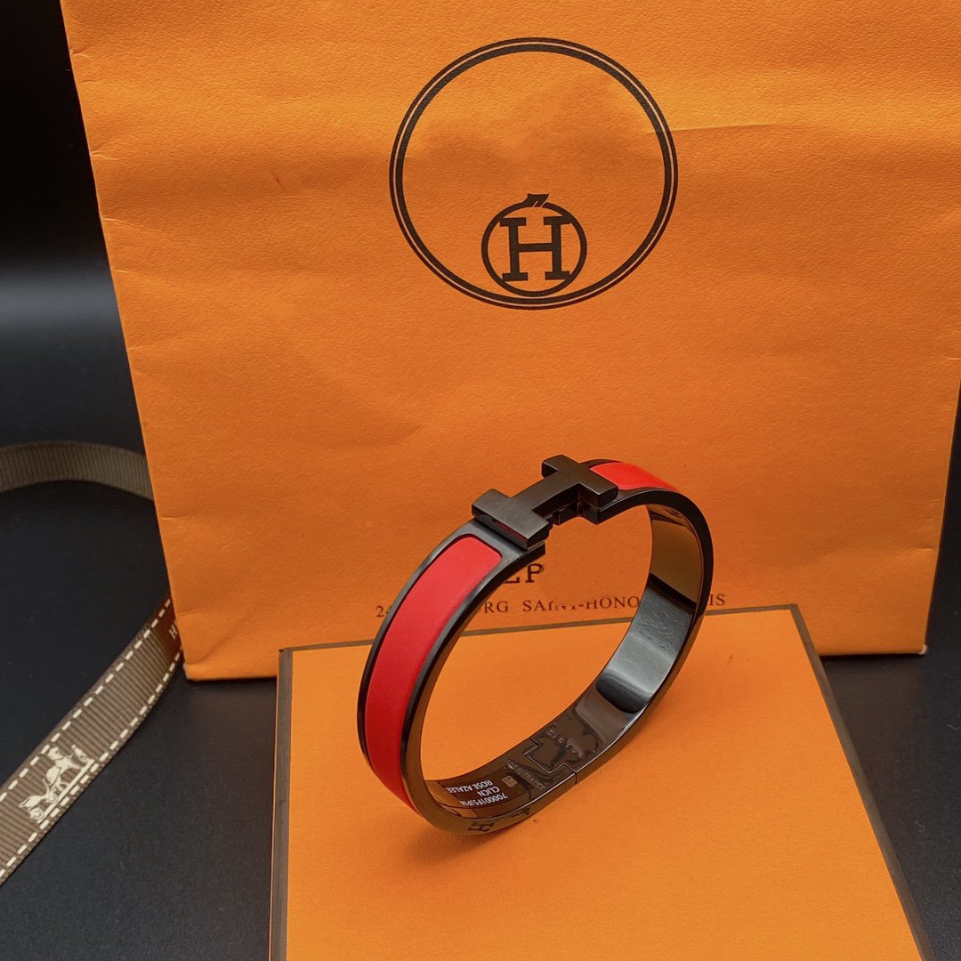 [Vicky]CLIC HM SO BLACK RED BRACELET