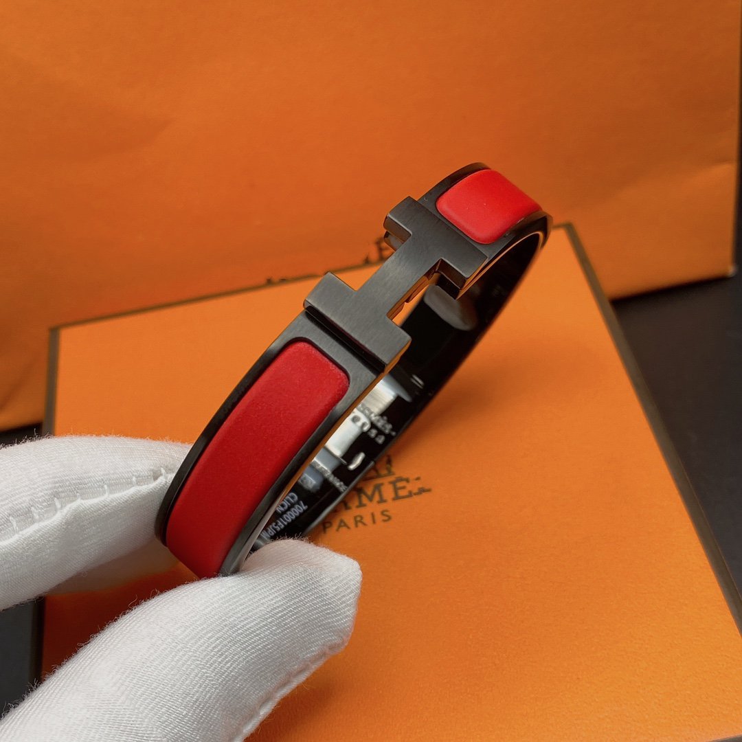 [Vicky]CLIC HM SO BLACK RED BRACELET