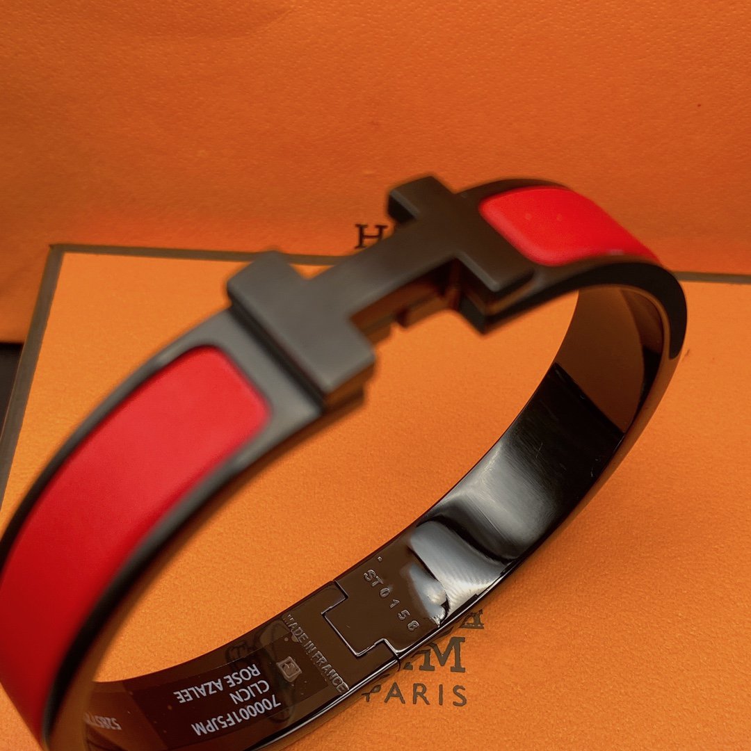 [Vicky]CLIC HM SO BLACK RED BRACELET