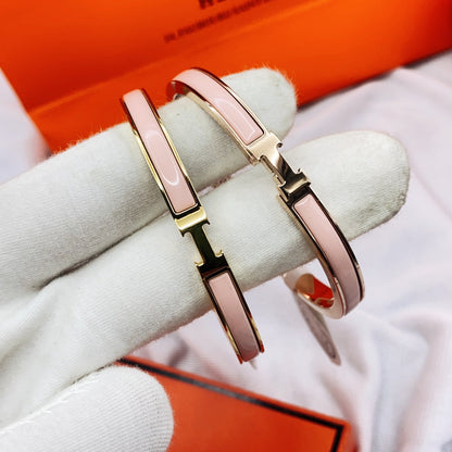 [Vicky]CLASSIC HM CLIC  PINK 8MM ENAMEL BRACELET