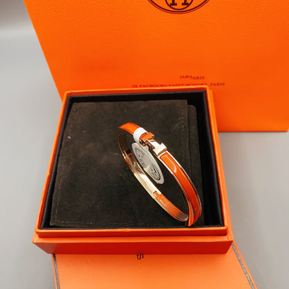 [Vicky]CLASSIC HM CLIC RED 8MM ENAMEL BRACELET