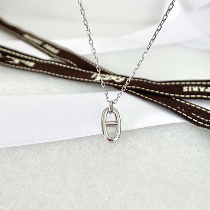 [Vicky]HM PIG NOSE NECKLACE