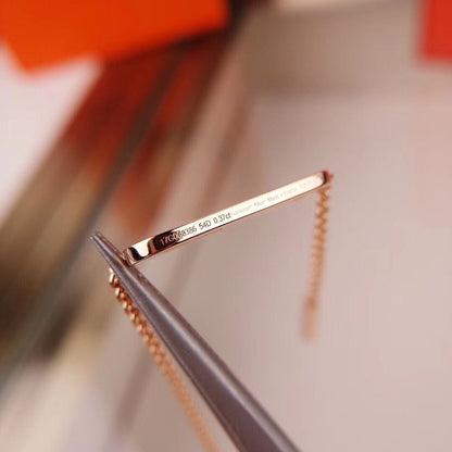 [Vicky]HM FIRE PIG NOSE NECKLACE TRENDY STREET