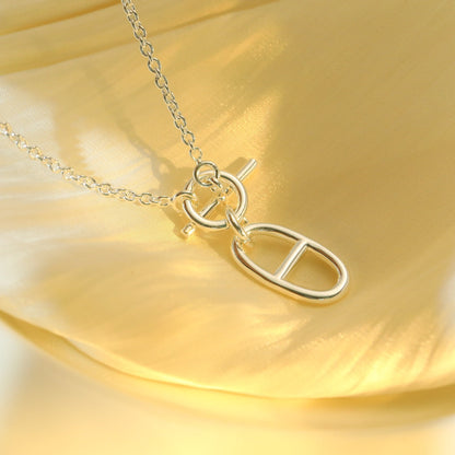 [Vicky]HM CHAINE D'ANCRE PENDANT NECKLACE STERLING SILVER