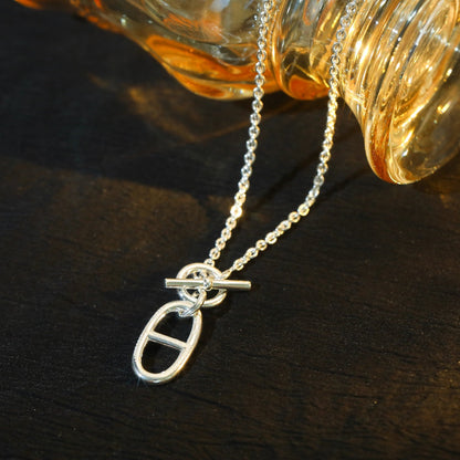 [Vicky]HM CHAINE D'ANCRE PENDANT NECKLACE STERLING SILVER