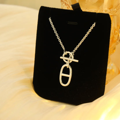 [Vicky]HM CHAINE D'ANCRE PENDANT NECKLACE STERLING SILVER