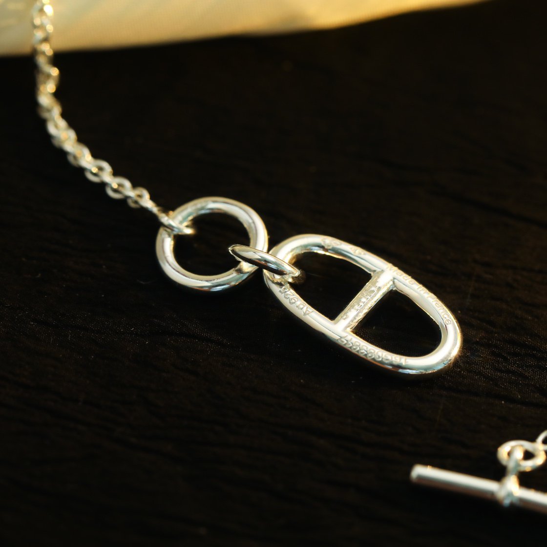 [Vicky]HM CHAINE D'ANCRE PENDANT NECKLACE STERLING SILVER