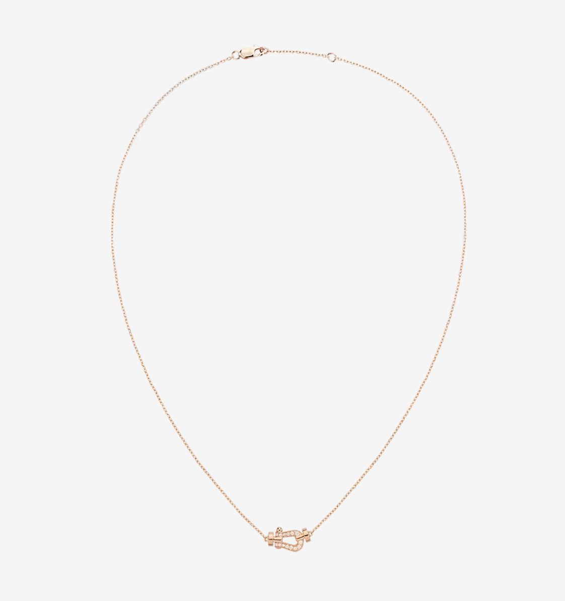 [Vicky]FORCE 10 DIAMOND PINK GOLD NECKLACE MINI MODEL