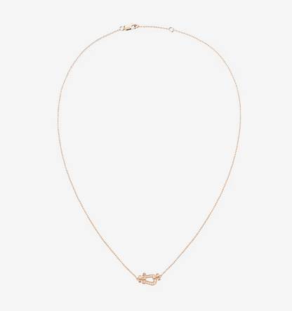 [Vicky]FORCE 10 DIAMOND PINK GOLD NECKLACE MINI MODEL