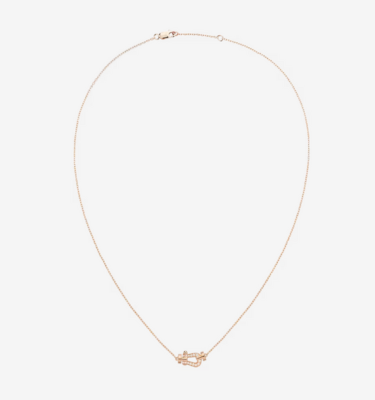 [Vicky]FORCE 10 DIAMOND PINK GOLD NECKLACE MINI MODEL