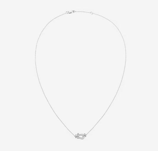 [Vicky]FORCE 10 DIAMOND SILVER NECKLACE MINI MODEL