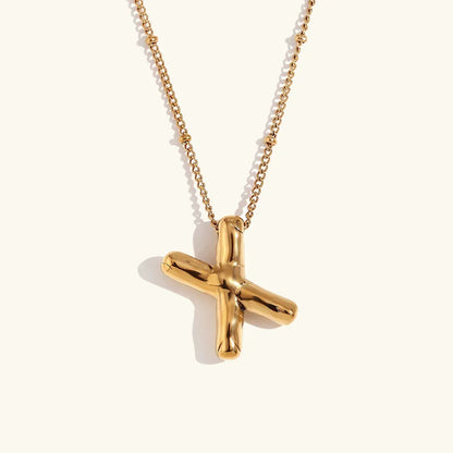 [Royal Vicky]Balloon Gold Initial Necklace