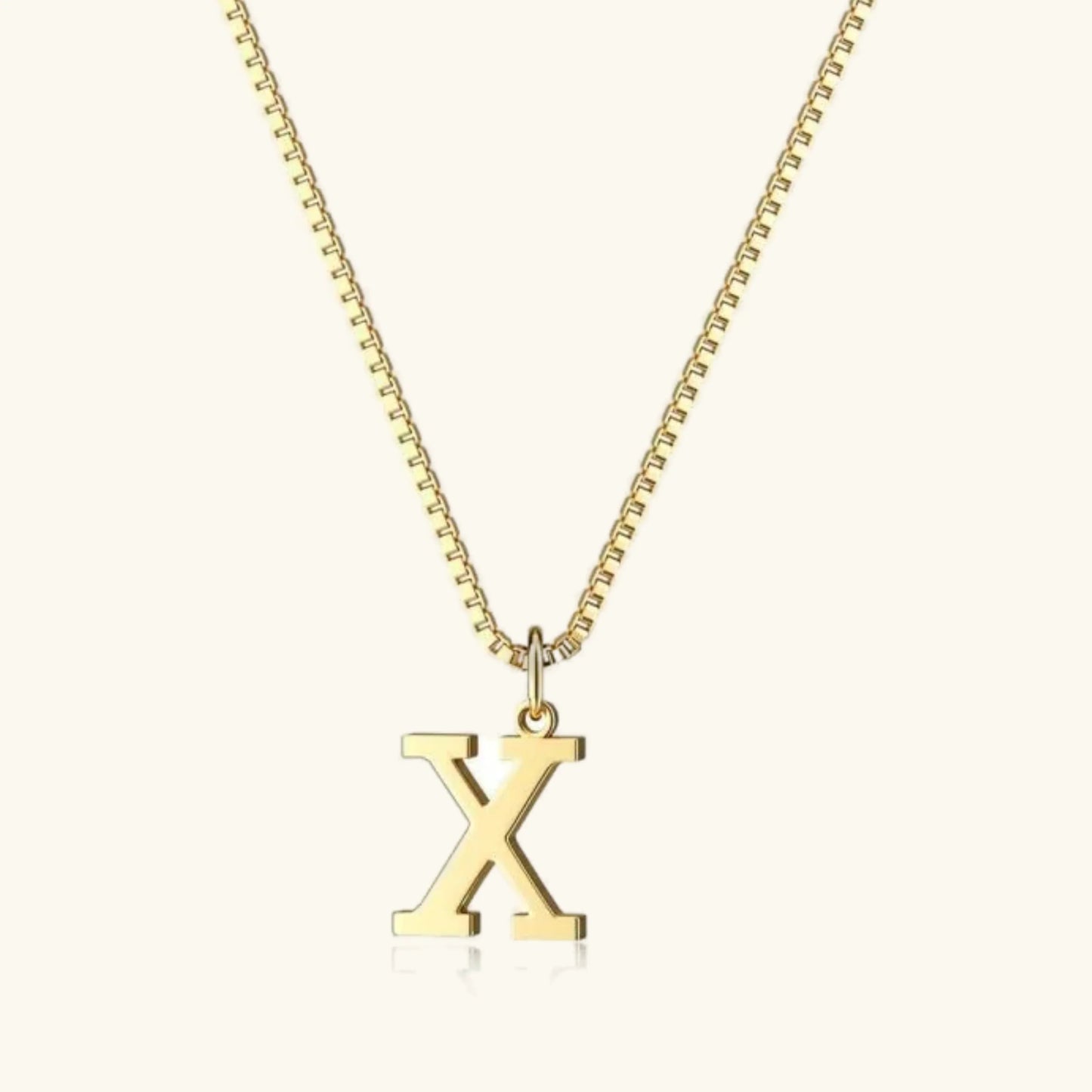 [Royal Vicky]Therese Letter Initial Gold Necklace
