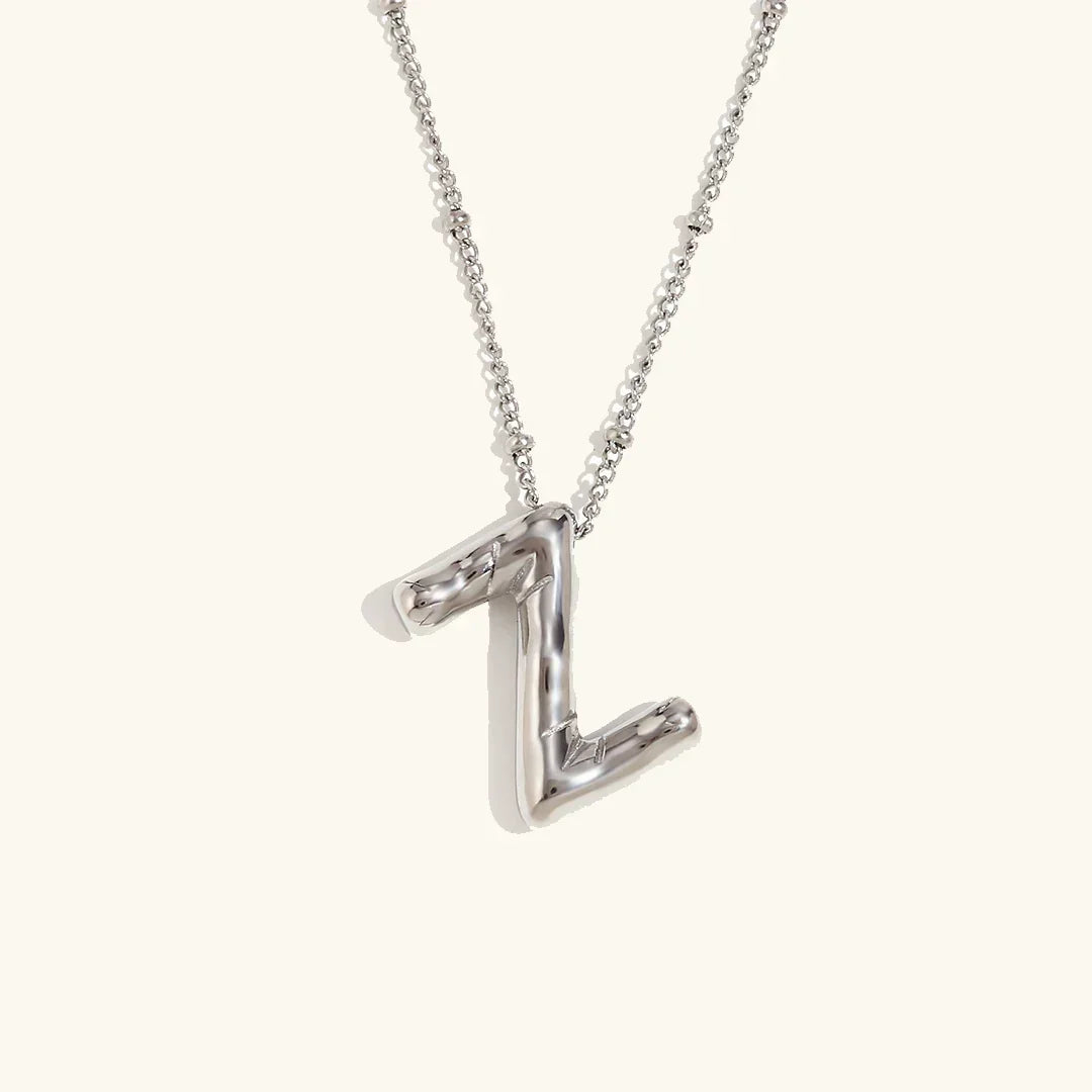 [Royal Vicky]Balloon Gold Initial Necklace