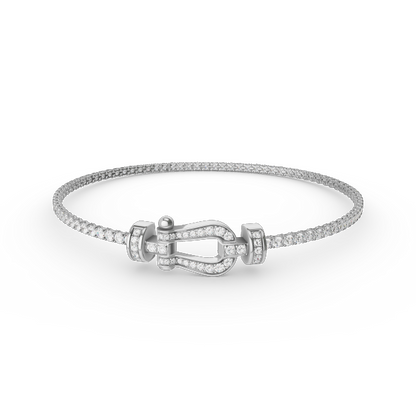 [Vicky]FORCE  HORSESHOE  DIAMOND TENNIS BRACELET