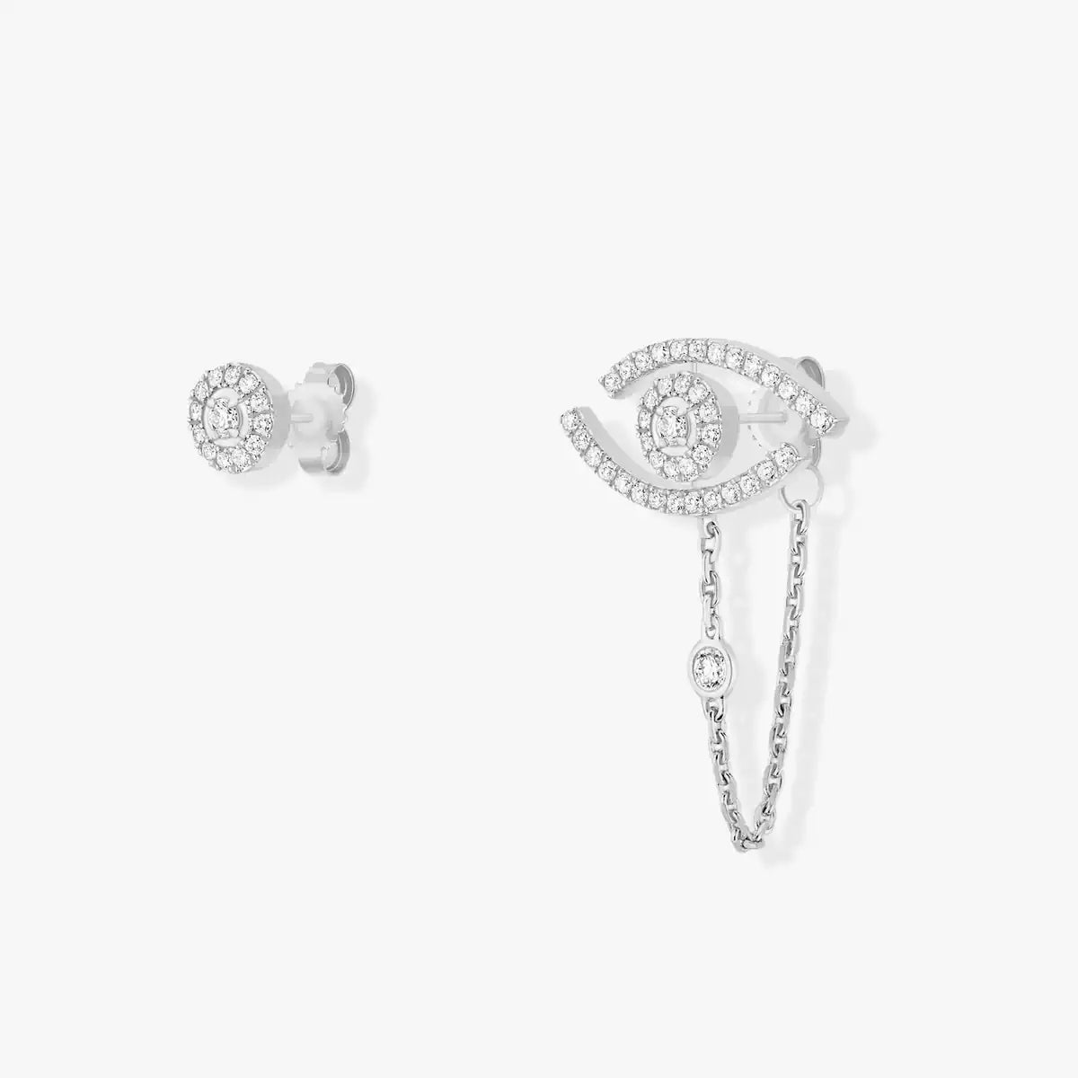 [Vicky]Lucky Eye Diamond Earrings