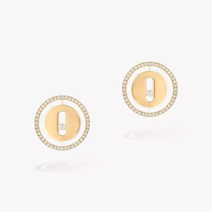 [Vicky]Lucky Move Diamond Earrings