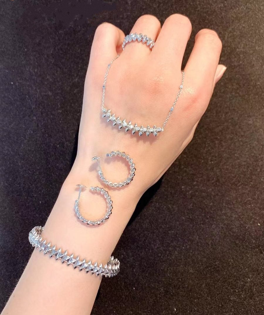 [Vicky]CLASH SILVER BRACELET