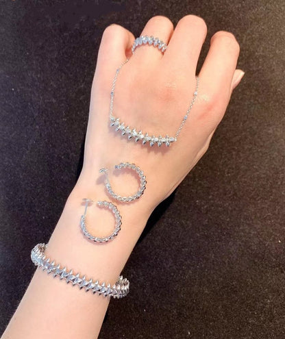 [Vicky]CLASH SILVER BRACELET