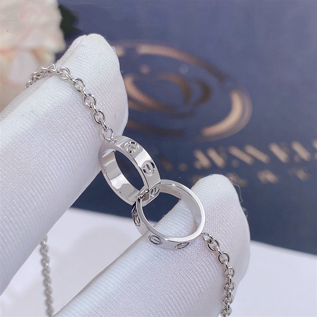 [Vicky]LOVE BRACELET DOUBLE RING