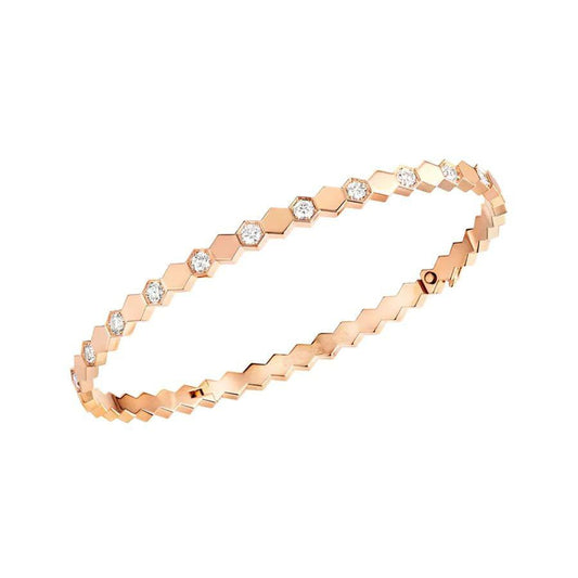 [Vicky]BEE LOVE PINK GOLD DIAMOND BRACELET
