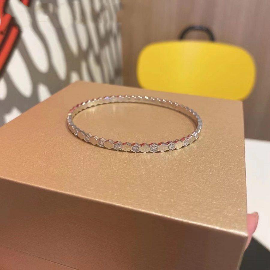 [Vicky]BEE LOVE SILVER DIAMOND BRACELET
