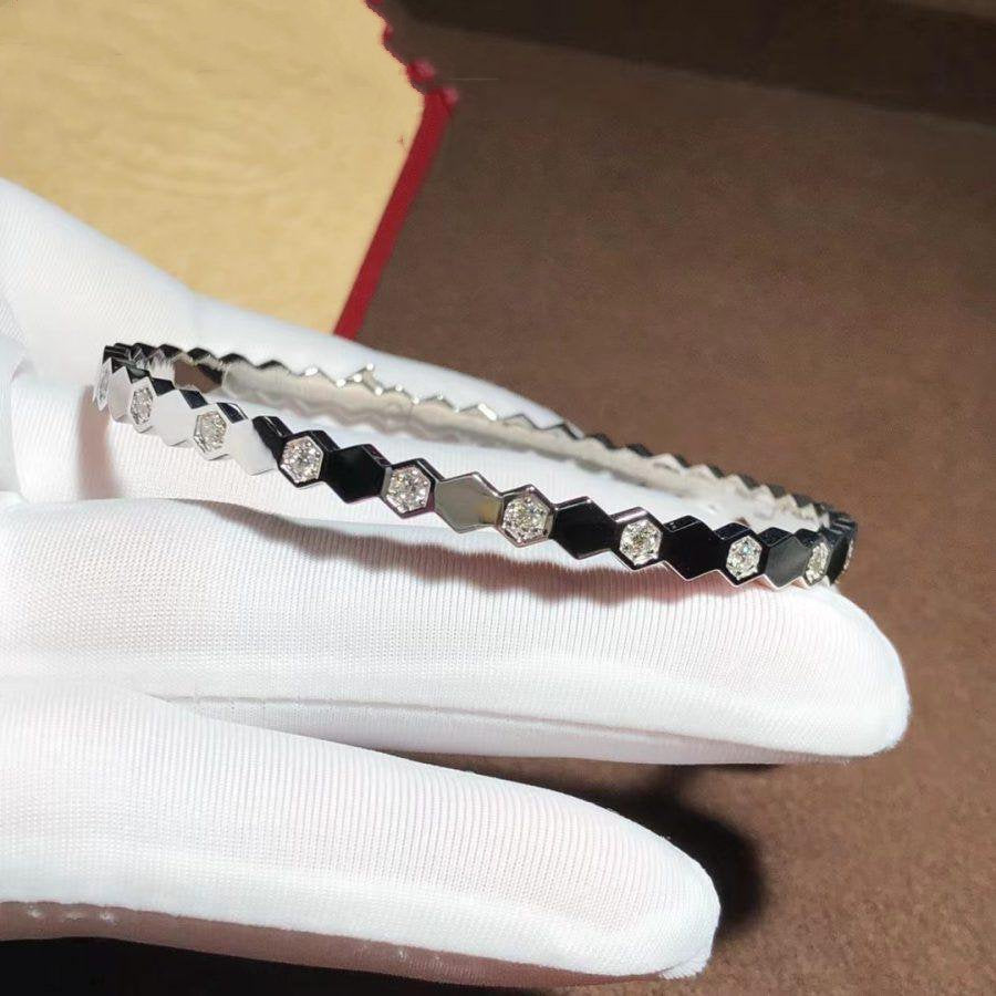 [Vicky]BEE LOVE SILVER DIAMOND BRACELET