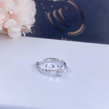 [Vicky]BEE LOVE RING SILVER 1 DIAMOND
