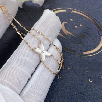 [Vicky]JEUX BRACELET WHITE MOP PINK GOLD 1 DIAMOND