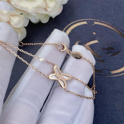 [Vicky]JEUX BRACELET WHITE MOP PINK GOLD 1 DIAMOND