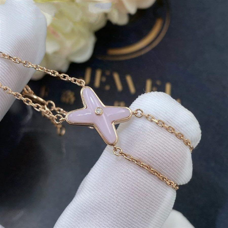 [Vicky]JEUX BRACELET PINK MOP PINK GOLD 1 DIAMOND