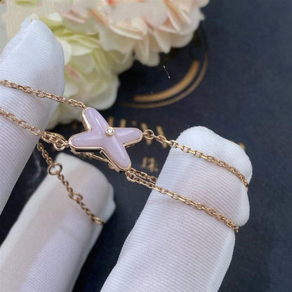 [Vicky]JEUX BRACELET PINK MOP PINK GOLD 1 DIAMOND