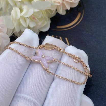 [Vicky]JEUX BRACELET PINK MOP PINK GOLD 1 DIAMOND