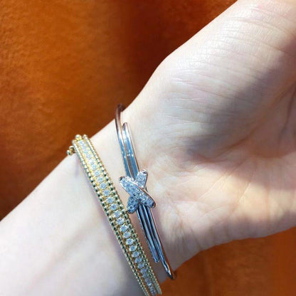 [Vicky]JEUX DE BRACELET SILVER DIAMONDS