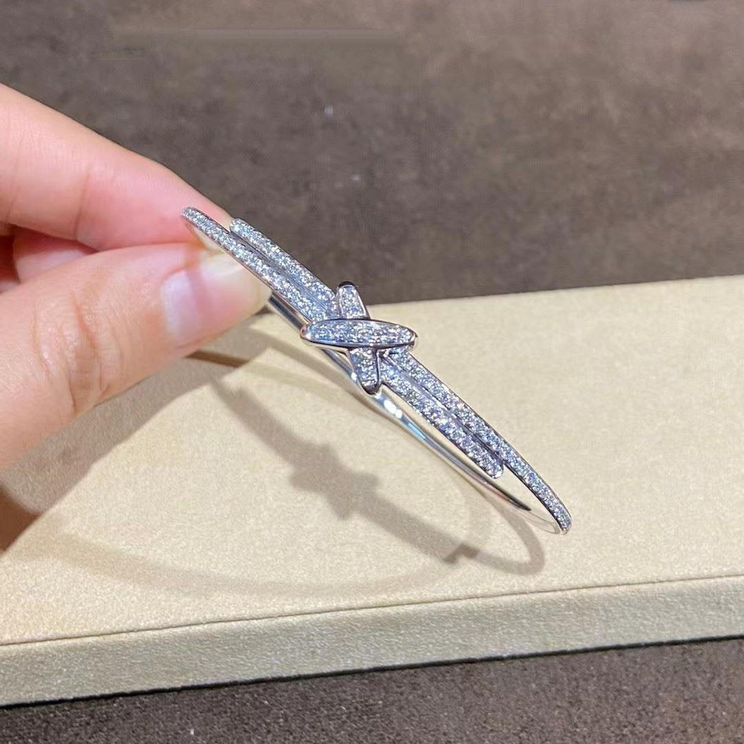 [Vicky]JEUX DE BRACELET DIAMONDS SILVER