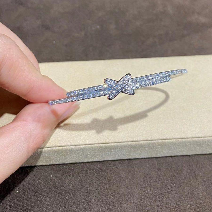 [Vicky]JEUX DE BRACELET DIAMONDS SILVER