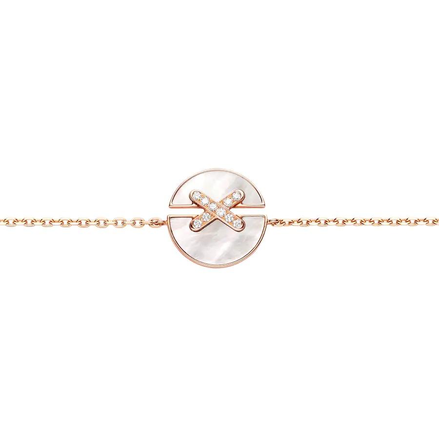 [Vicky]JEUX DE BRACELET MOP PINK GOLD DIAMONDS