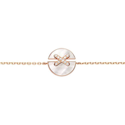 [Vicky]JEUX DE BRACELET MOP PINK GOLD DIAMONDS