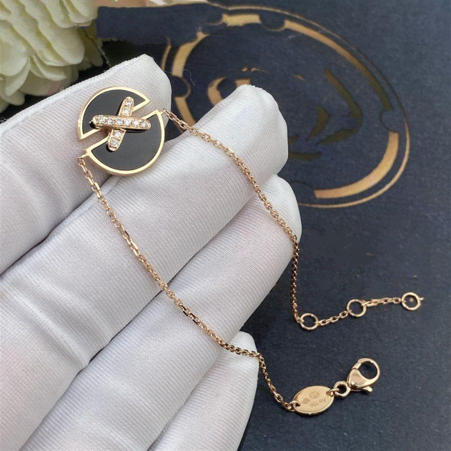 [Vicky]JEUX DE BRACELET ONYX PINK GOLD DIAMOND