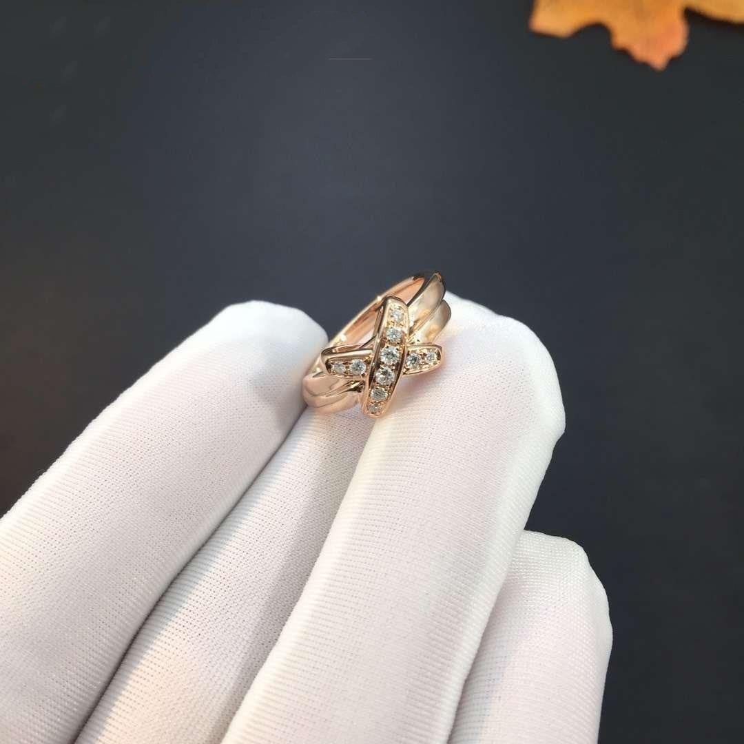 [Vicky]JEUX DE PINK GOLD DIAMOND RING